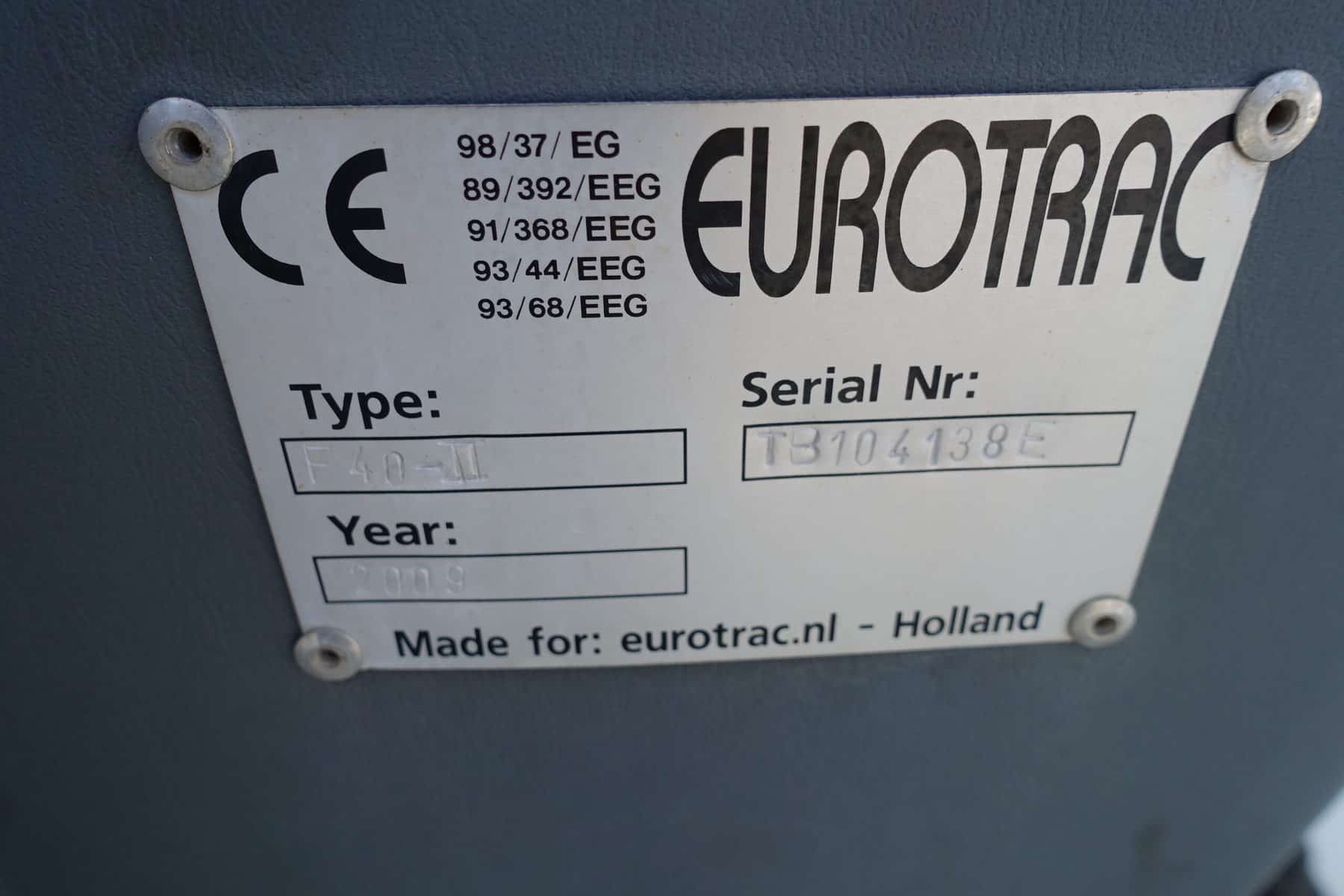 Eurotrac F40 4wd - Afbeelding 8