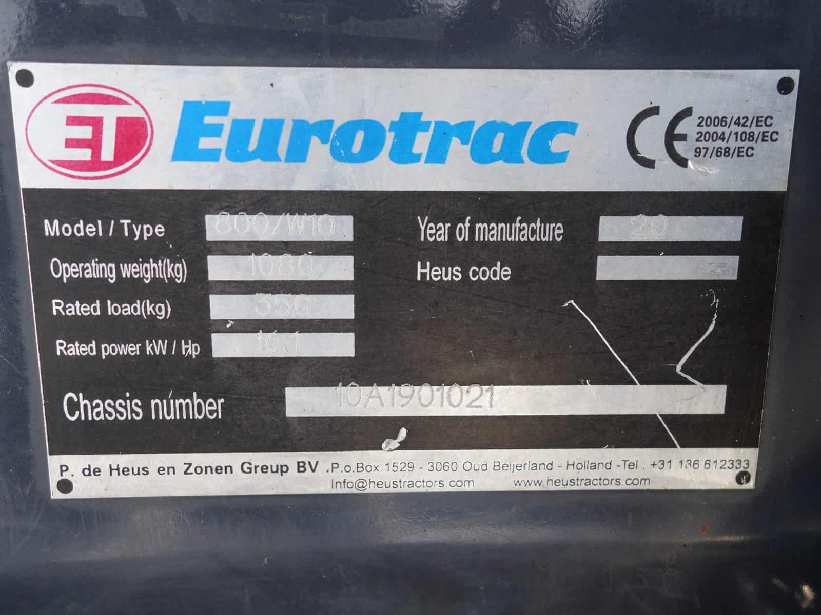 Eurotrac W10 4wd HST - Afbeelding 20