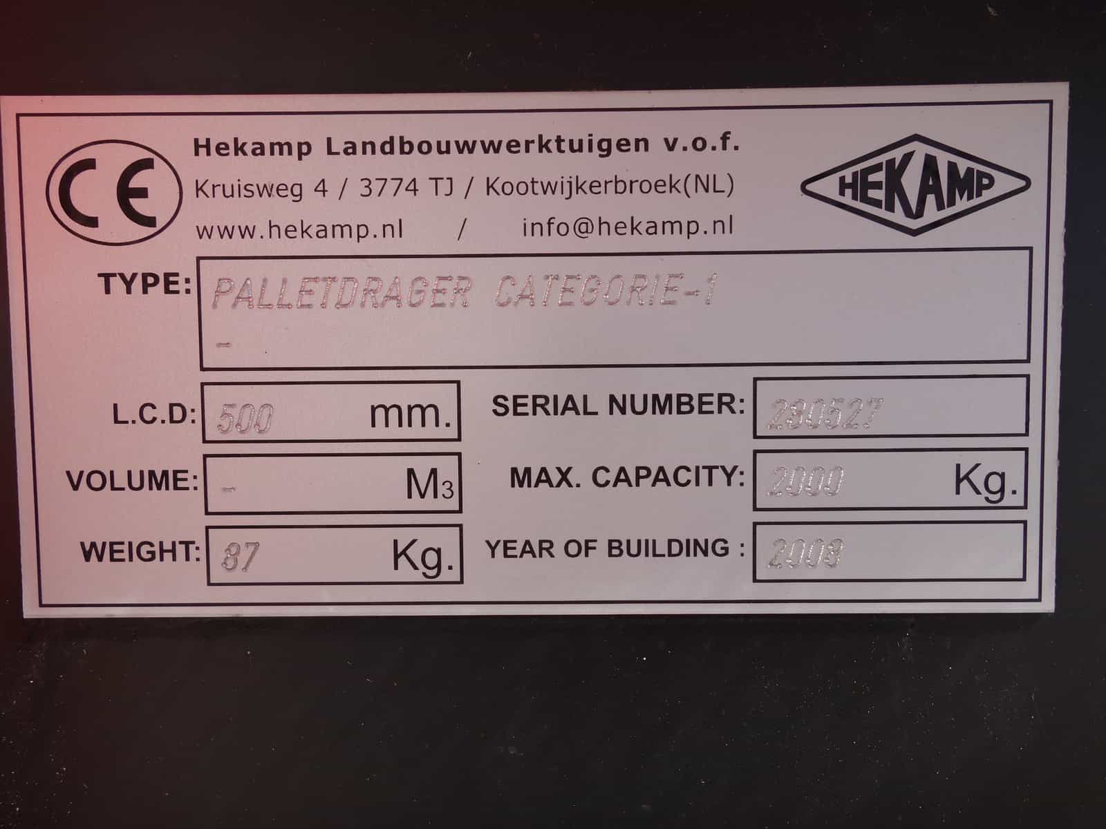 Hekamp Palletdrager - Afbeelding 6