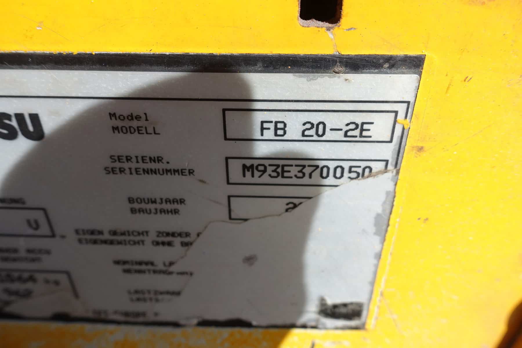 Komatsu FB20-2E - Afbeelding 5