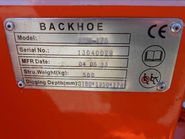 Backhoe Loader BHM-175 - Afbeelding 9