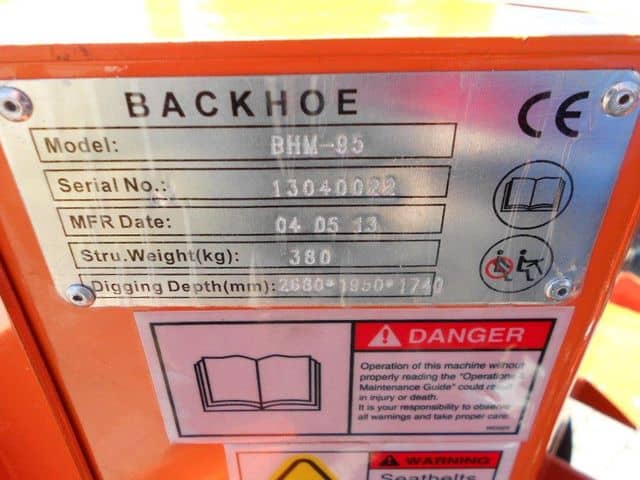Backhoe Loader BHM-95 - Afbeelding 17