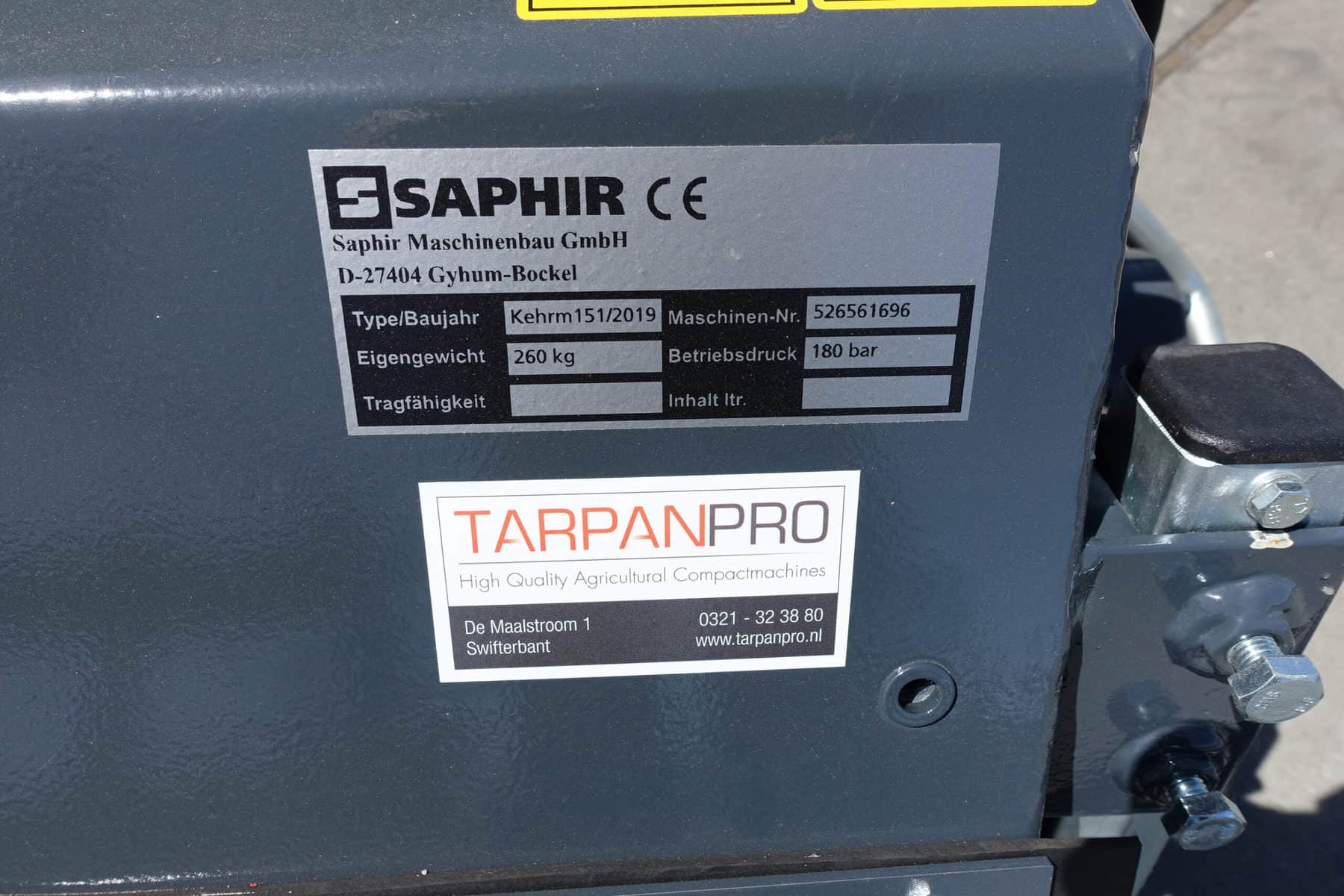 Tarpan Pro Veegmachine 150cm - Afbeelding 7