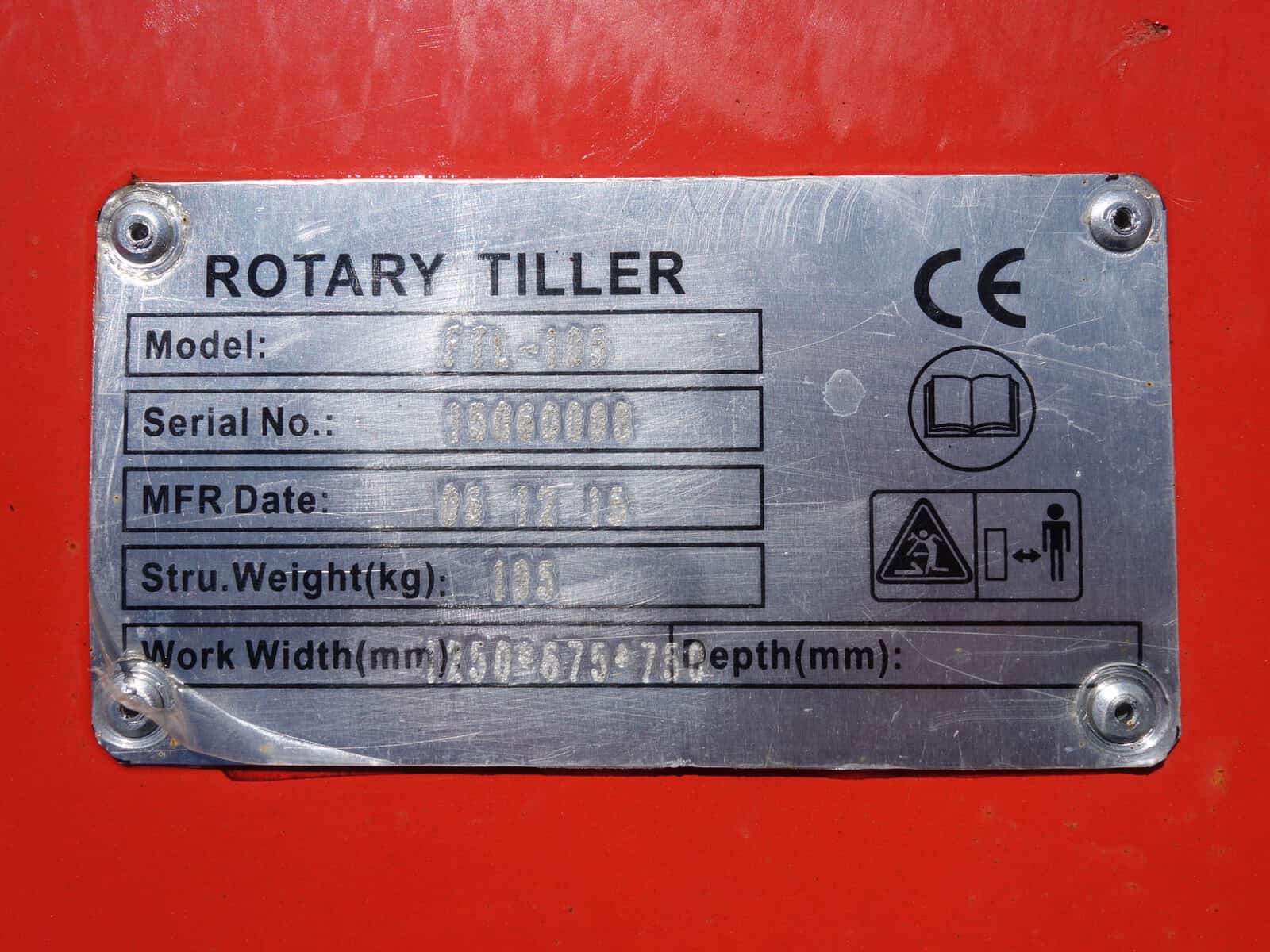 Tarpan Pro Grondfrees 105cm - Afbeelding 5